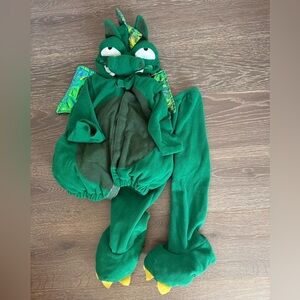 Old Navy Green Dragon 2 Piece Fleece Costume
